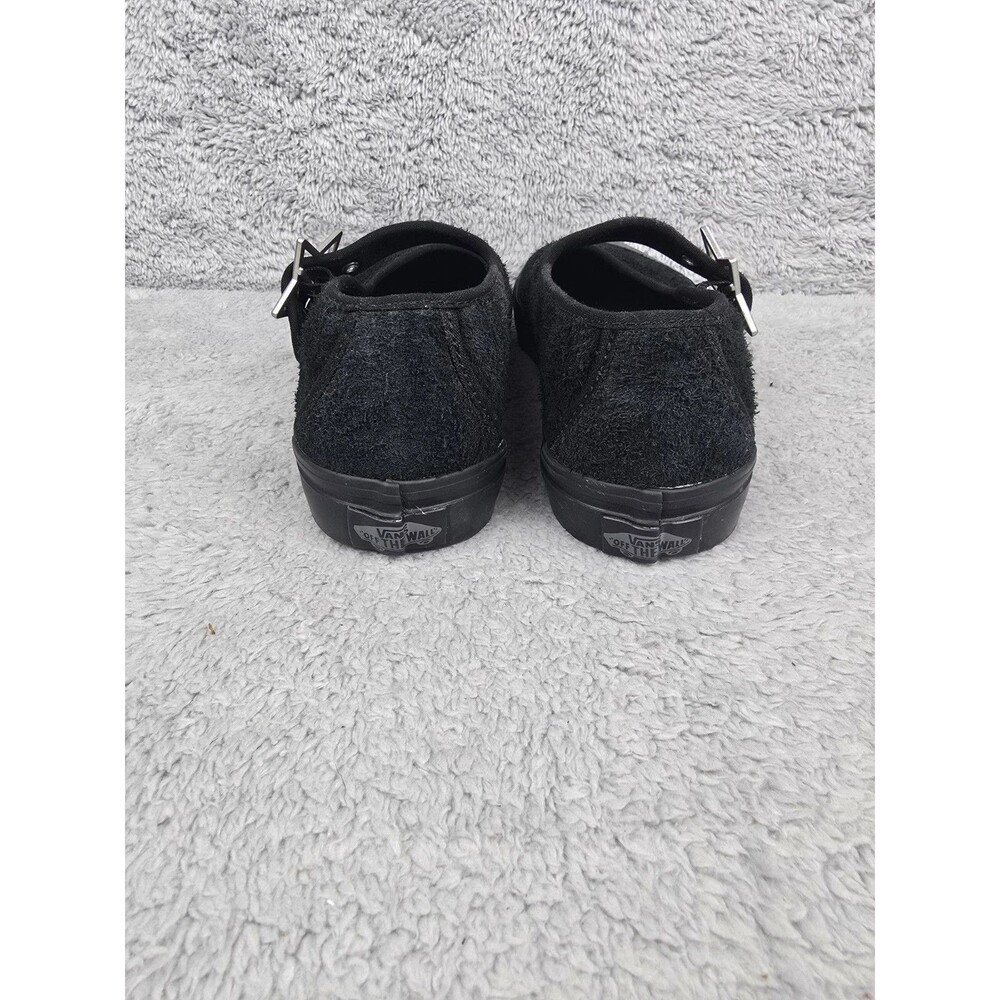 Vans Starz Shoes Women’s 8.5 Mary Jane Stars Buckle Black Suede NEW - Picture 5 of 8
